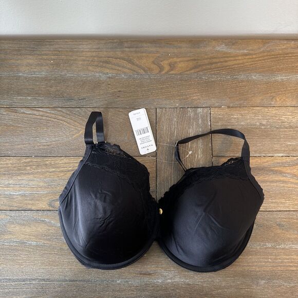 Natori Women's Size 32G Black Hidden Glamour Underwired Bra 736044, NWT